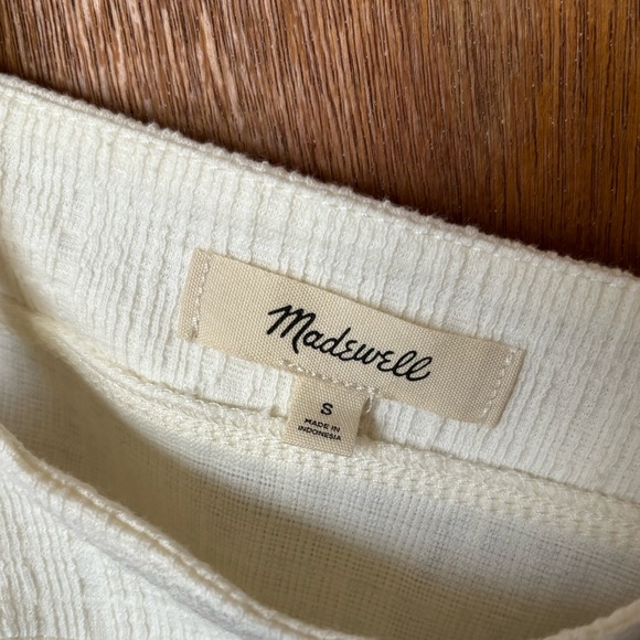 Madewell white crop top with adjustable straps size Small - Picture 6 of 8